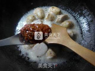 牛肉酱炒香芋的做法步骤：5