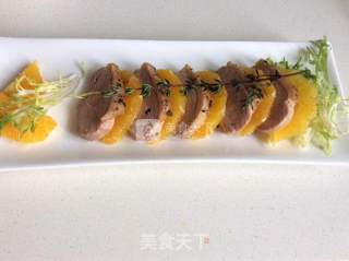 酸甜可口橙香鸭肉的做法步骤：11