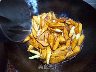 油焖茭白的做法步骤：6