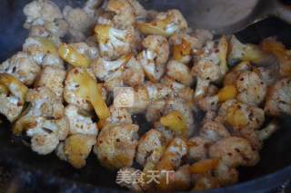 干炒菜花的做法步骤：6
