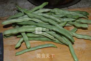 清炒四季豆的做法步骤：1