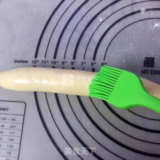 麦穗豆沙面包的做法步骤：11