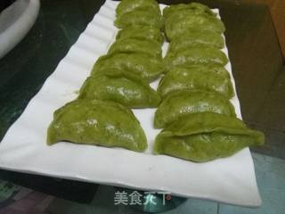翡翠猪肉白菜煎饺的做法步骤：10