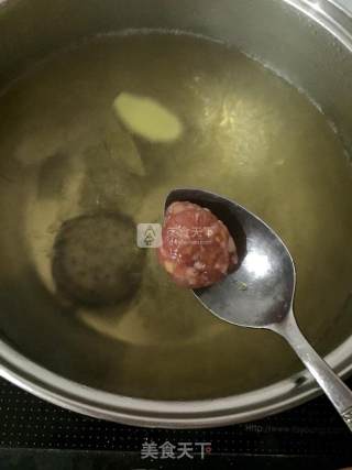 暖心萝卜丸子汤的做法步骤：14