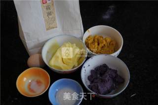 双色粗粮派——为健康护航的做法步骤：1