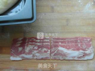 培根沙拉面包的做法步骤：6