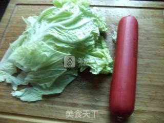 白菜汤的做法步骤：1