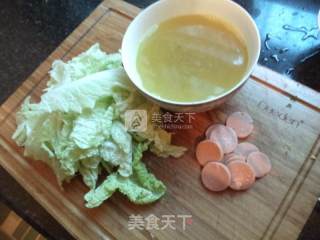 白菜汤的做法步骤：2