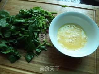 菠菜蛋汤的做法步骤：2