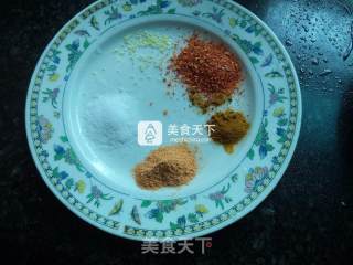 香炸鸡中翅的做法步骤：3