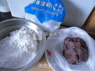 糯米粉豆沙包的做法步骤：1