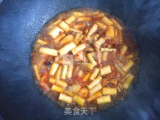 嫩笋炒肉的做法步骤：5