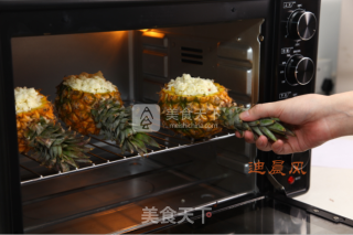 菠萝什锦焗饭的做法步骤：8