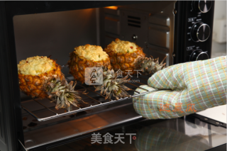 菠萝什锦焗饭的做法步骤：9