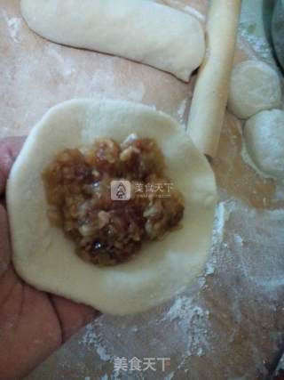 白菜猪肉馅饼的做法步骤：9