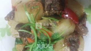 萝卜牛腩的做法步骤：5