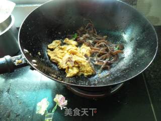 木耳鸡蛋炒面的做法步骤：5