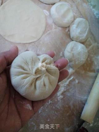 韭菜木耳虾仁馅饼的做法步骤：11