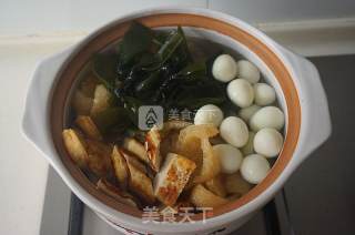肉丸什锦砂锅的做法步骤：12