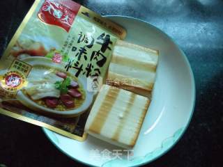 牛肉味豆腐片--空气炸锅版的做法步骤：1