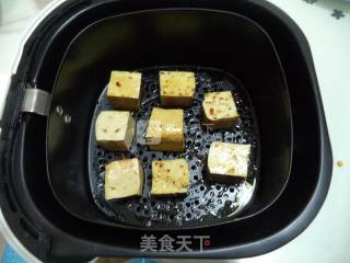 咖喱味豆腐丁---空气炸锅版的做法步骤：8