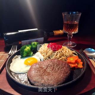 铁板牛排套餐的做法步骤：9