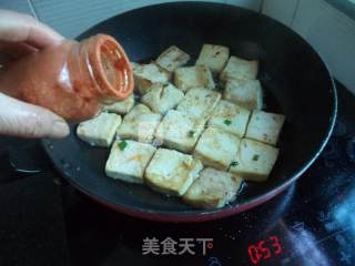 煎豆腐的做法步骤：7