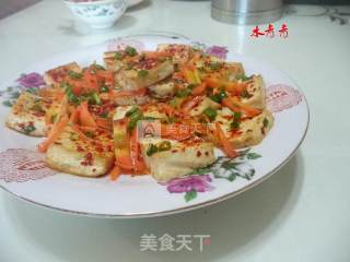 煎豆腐的做法步骤：11