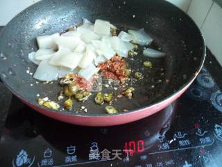 炒蘑芋豆腐---大喜大牛肉调味料版的做法步骤：6