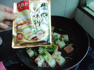 辣炒米豆腐----大喜大牛肉调味料版的做法步骤：8