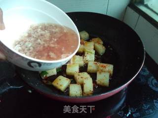 肉末米豆腐----大喜大牛肉调味料版的做法步骤：8