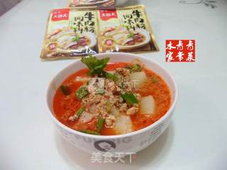 肉末米豆腐----大喜大牛肉调味料版的做法步骤：12