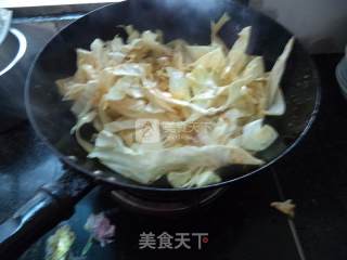 辣炒包心菜的做法步骤：4