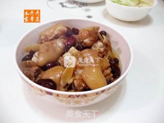 干蒸红枣猪蹄的做法步骤：16