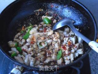 辣味野鸡丁的做法步骤：17
