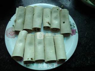 蒸豆腐卷的做法步骤：6