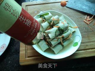 蒸豆腐卷的做法步骤：10