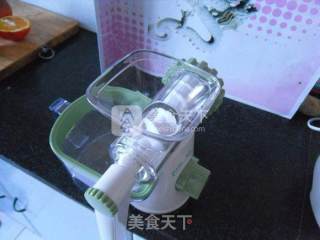 果肉橙汁的做法步骤：2