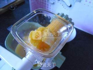 果肉橙汁的做法步骤：4