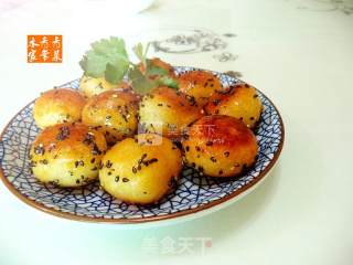 黑芝麻糯米粑的做法步骤：10