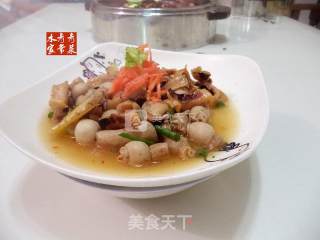 墨鱼蒸小肠的做法步骤：14