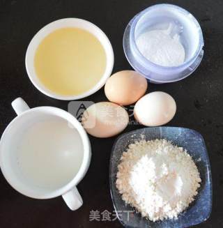 紫薯蛋糕卷的做法步骤：1