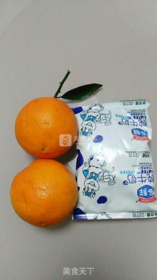 冰橙奶昔的做法步骤：1