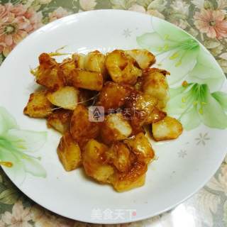 山药拔丝的做法步骤：8