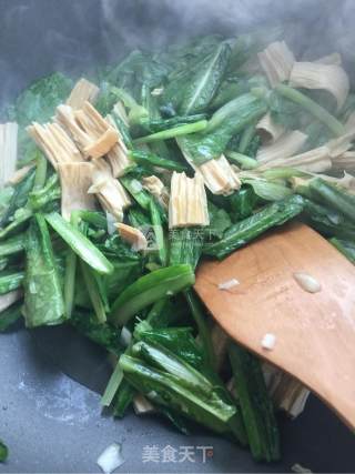 腐竹香麦的做法步骤：5