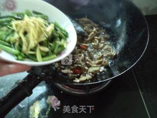 蒜苔肚丝的做法步骤：12