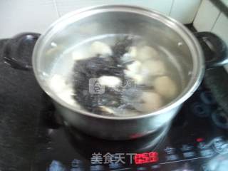 紫菜丸子肠衣汤的做法步骤：9