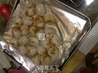 烤鱼丸的做法步骤：3