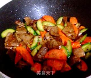爆炒肝尖的做法步骤：9