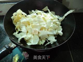 米椒包菜丝的做法步骤：5